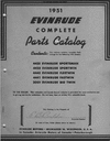 Thumbnail 1951 Evinrude outboard full line parts manual