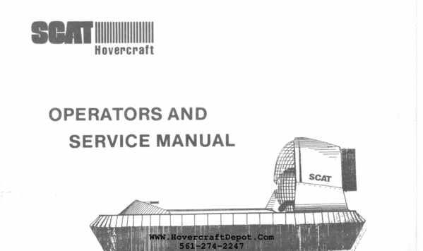 Product picture Scat hovercraft service repair manual